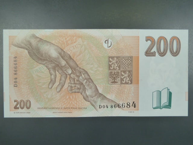 200 Kč 1998 s. D 04, Baj. CZ 20, Pi. 19