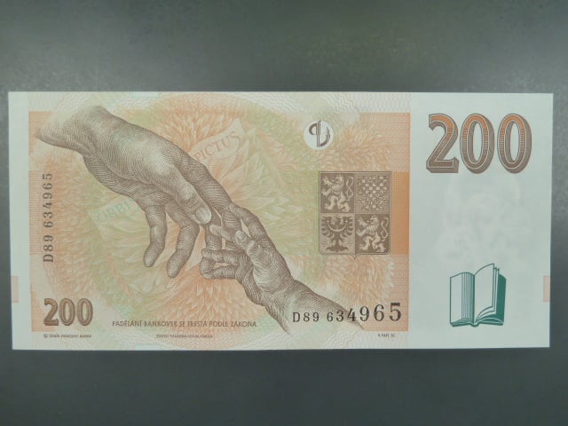 200 Kč 1998 s. D 89, Baj. CZ 20, Pi. 19