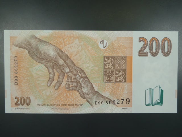 200 Kč 1998 s. D 90, Baj. CZ 20, Pi. 19