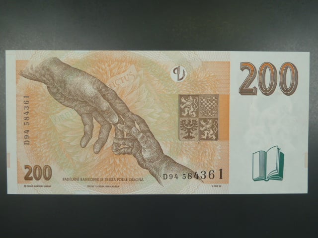 200 Kč 1998 s. D 94, Baj. CZ 20, Pi. 19
