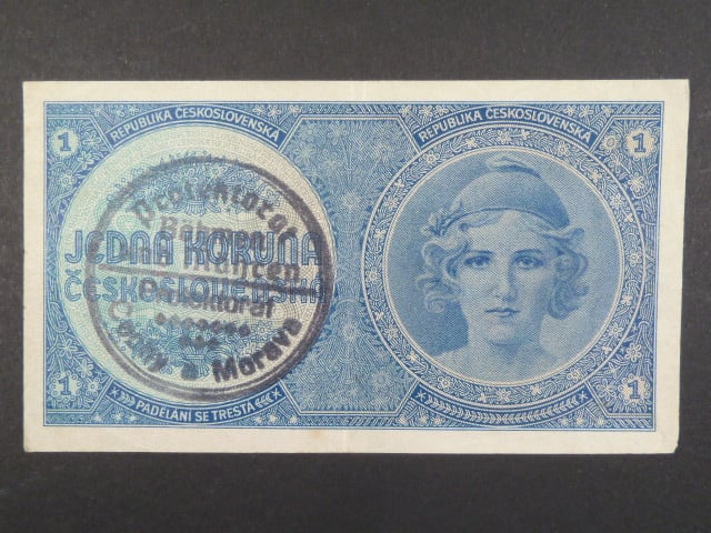 1 K 1938 série A 060, ruční přetisk