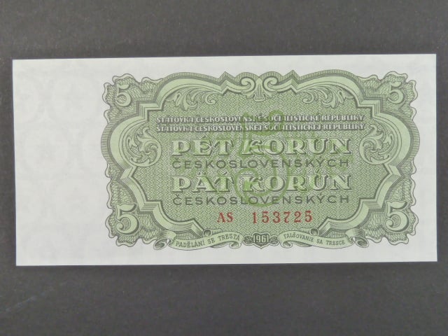 5 Kčs 1961 s, AS