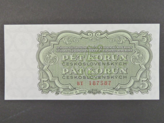 5 Kčs 1961 s, BT