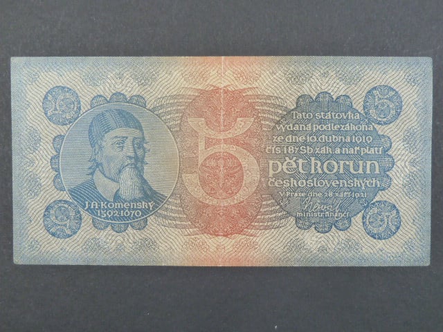 5 Kč 28.9.1921, serie 7