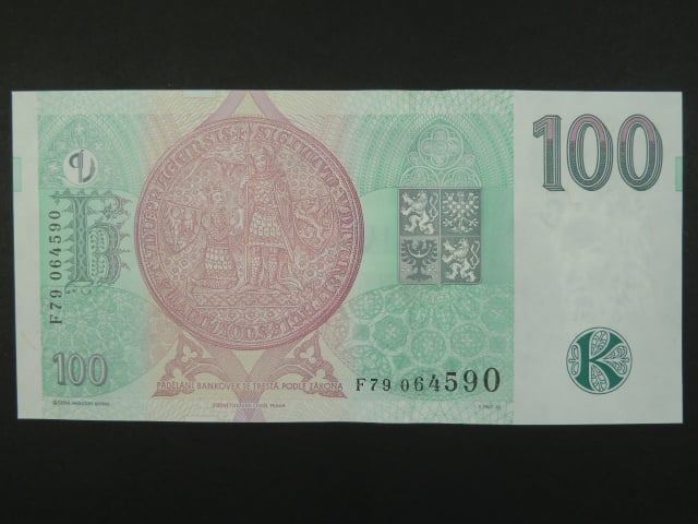 100 Kč 1997 série F 79