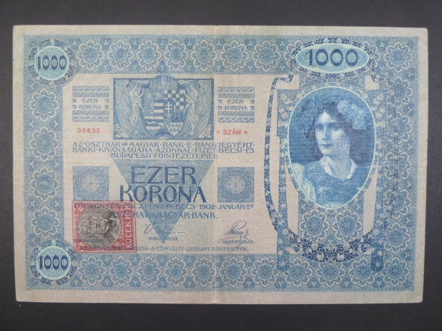 1000 K 2.1.1902, Kolkovaná , typ A3