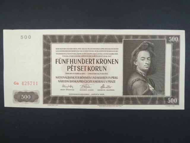500 K 24.2.1942, série Ga II. vydání