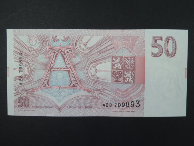 50 Kč 1993 s. A 28, Baj. CZ 4a