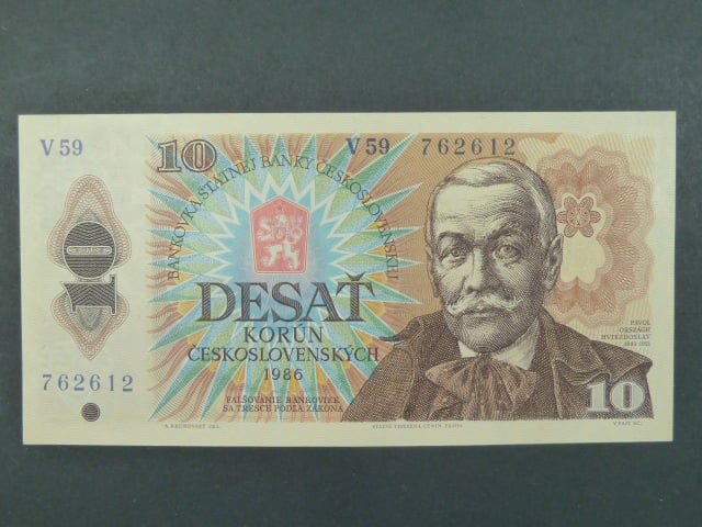 10 Kčs 1986 s. V 59