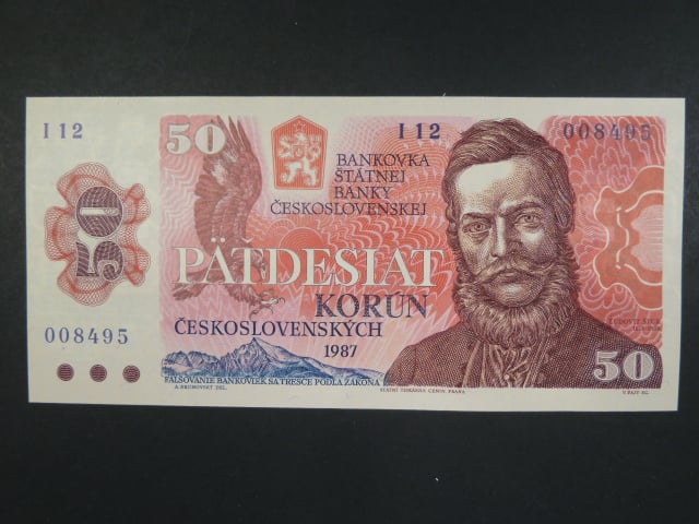 50 Kčs 1987 s. I 12