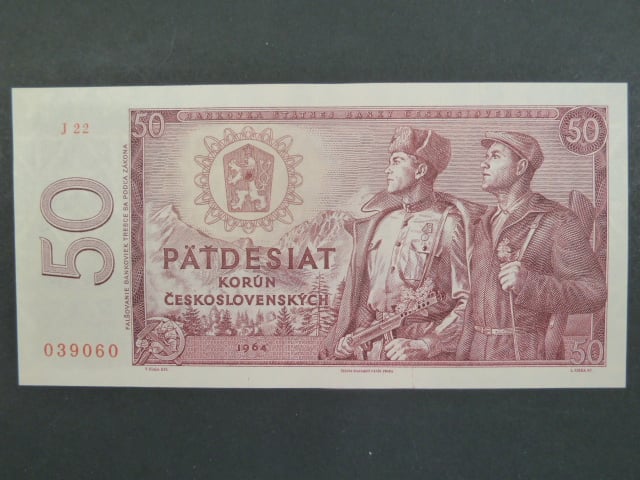 50 Kčs 1964 s. J 22