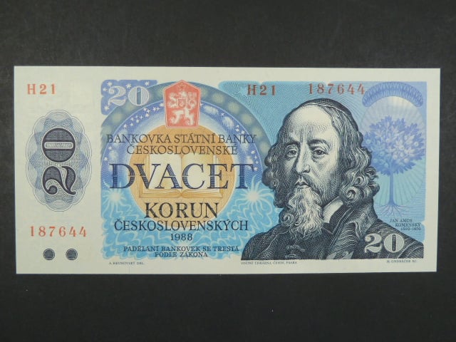 20 Kčs 1988 s. H 21
