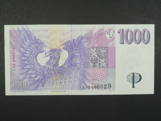 1000 Kč 1996 s. C 02, Baj. CZ 16, Pi. 15