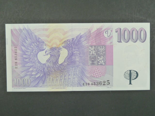 1000 Kč 1996 s. E 28, Baj. CZ 16, Pi. 15