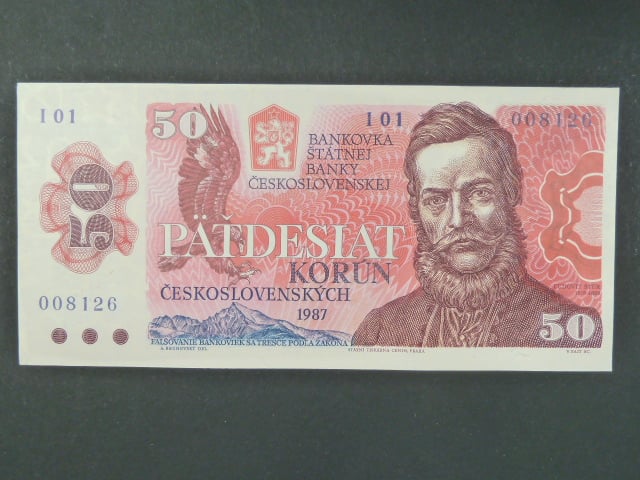 50 Kčs 1987 s. I 01