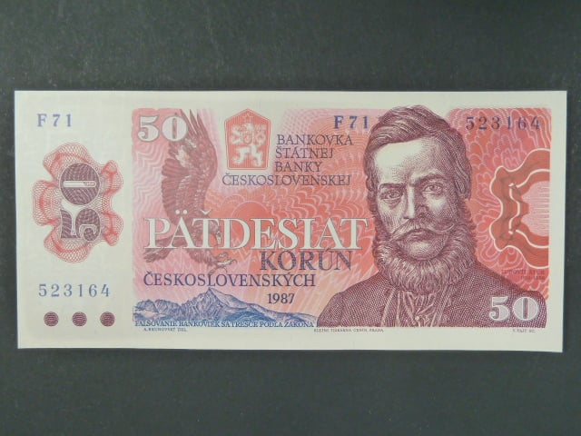 50 Kčs 1987 s. F 71