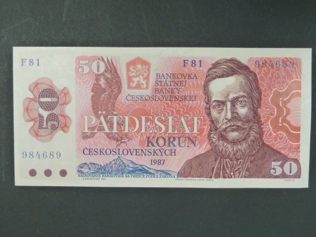 50 Kčs 1987 s. F 81
