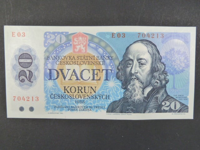 20 Kčs 1988 s. E 03
