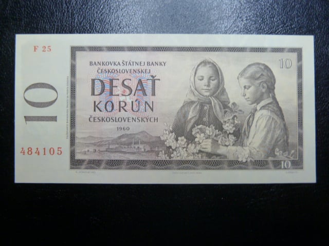 10 Kčs 1960 s. F 25