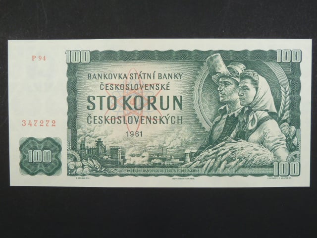 100 Kčs 1961 série P 94