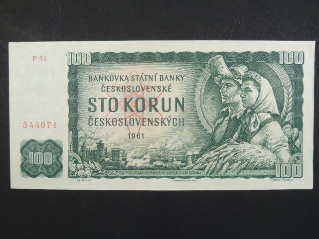 100 Kčs 1961 série P 95
