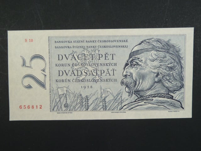 25 Kčs 1958 s. S 10