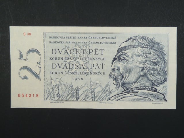 25 Kčs 1958 s. S 30