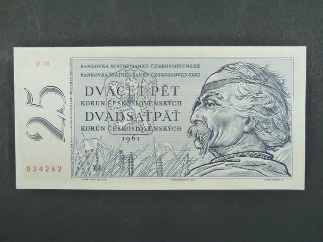 25 Kčs 1961 s. Q 16