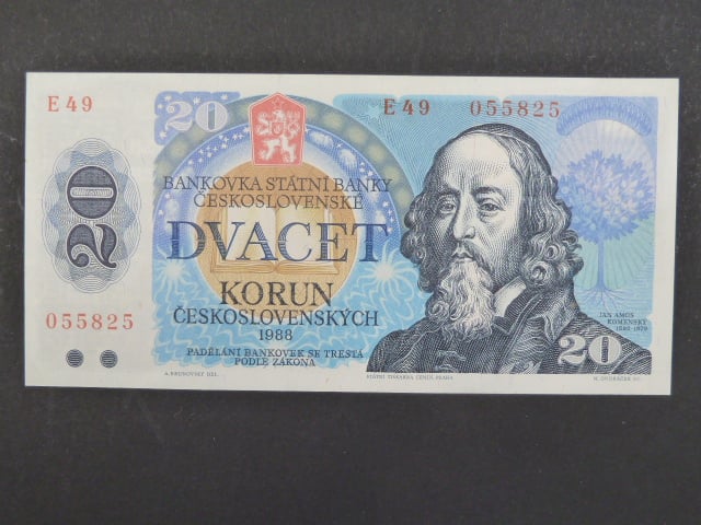 20 Kčs 1988 s. E 49