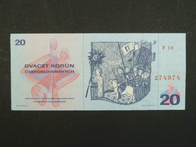 20 Kčs 1970 s.F 10
