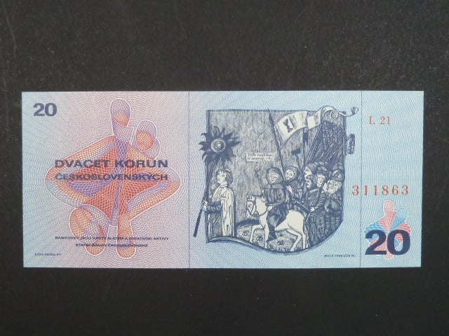 20 Kčs 1970 s.L 21