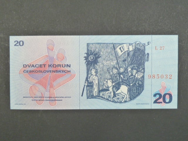 20 Kčs 1970 s.L 27