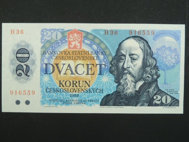20 Kčs 1988 s. H 36