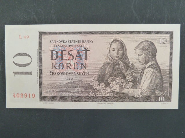 10 Kčs 1960 s. L 49