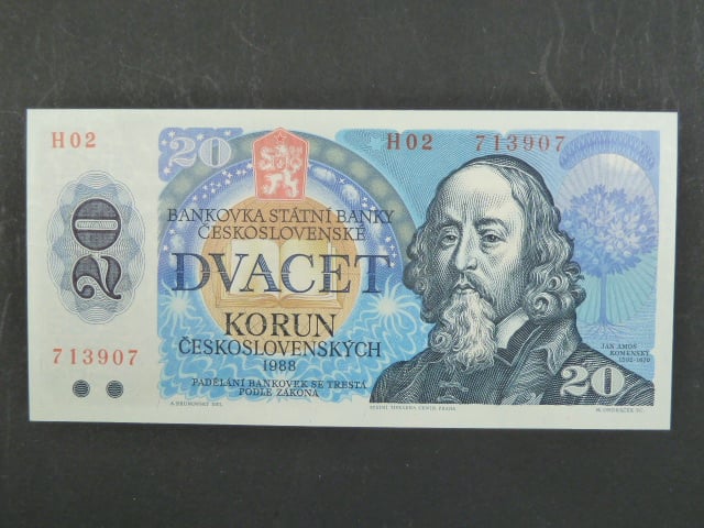 20 Kčs 1988 s. H 02
