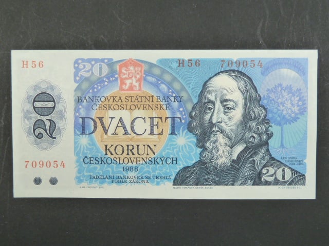 20 Kčs 1988 s. H 56