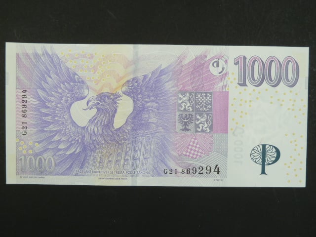 1000 Kč 2008 s. G 21