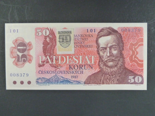 50 Sk 1987 s. I 01 kolkovaná, Baj. SK2a