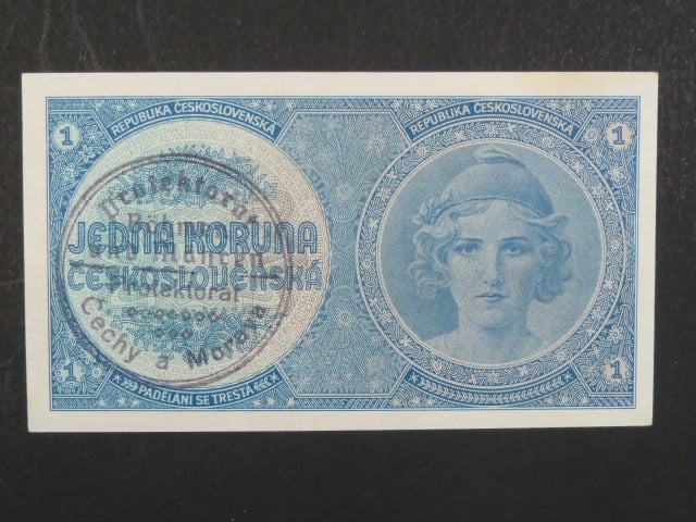 1 K 1938 série A 024, ruční přetisk