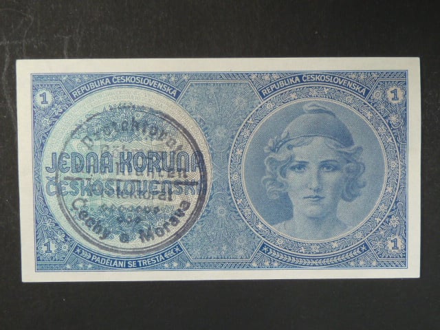 1 K 1938 série A 056, ruční přetisk