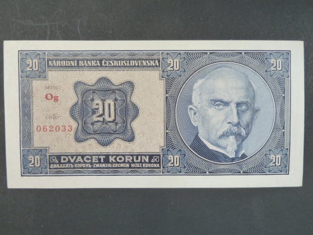 20 Kč 1.10.1926 série Og