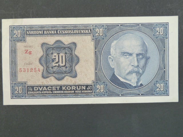 20 Kč 1.10.1926 série Zg