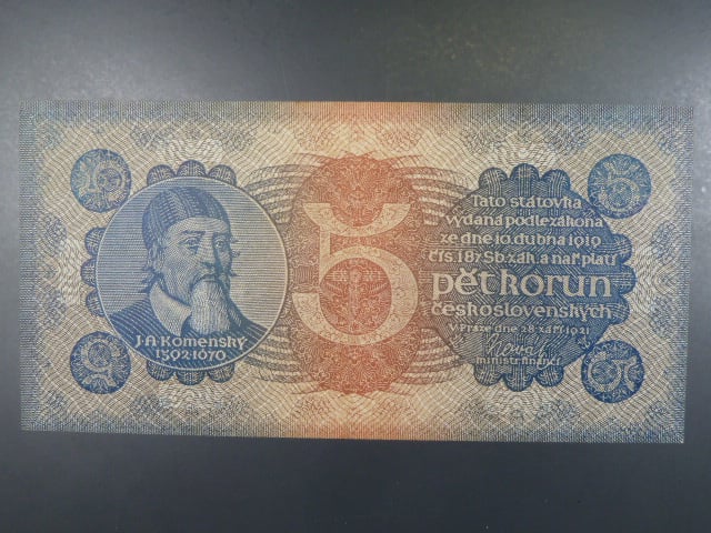 5 Kč 28.9.1921, serie 8