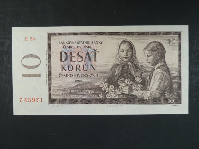 10 Kčs 1960 s. H 26