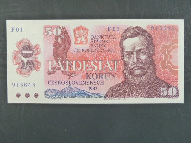 50 Kčs 1987 s. F 61
