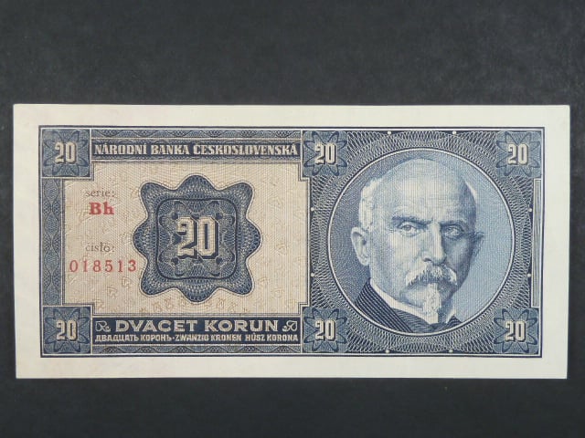 20 Kč 1.10.1926 série Bh