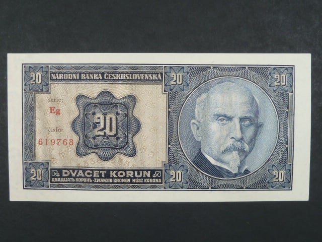 20 Kč 1.10.1926 série Eg