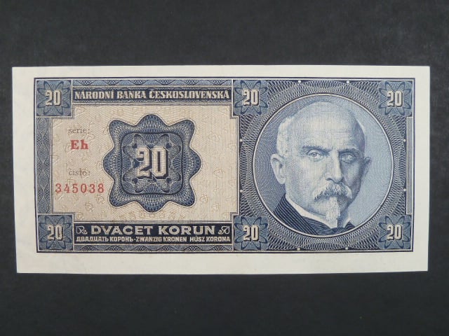20 Kč 1.10.1926 série Eh