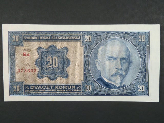 20 Kč 1.10.1926 série Ke
