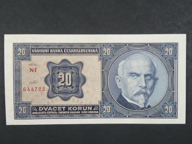 20 Kč 1.10.1926 série Nf